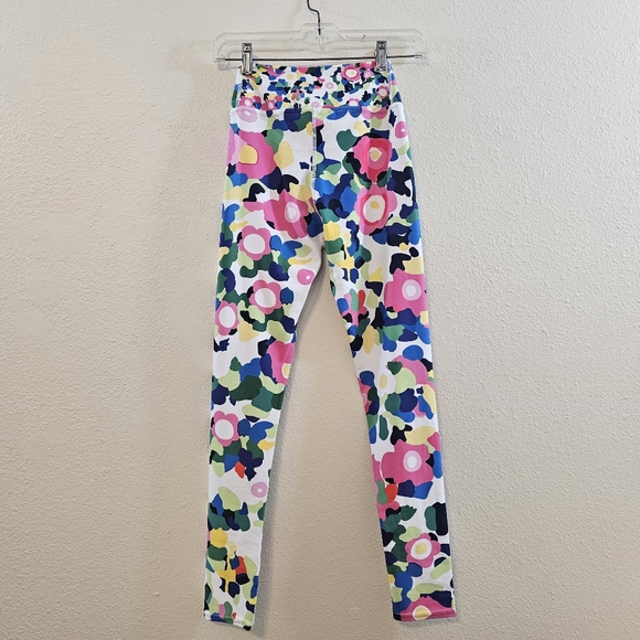 Jessie Zhao High Rise Yoga Leggings in Pink Garden Print Sz Small NWOT - Picture 9 of 10